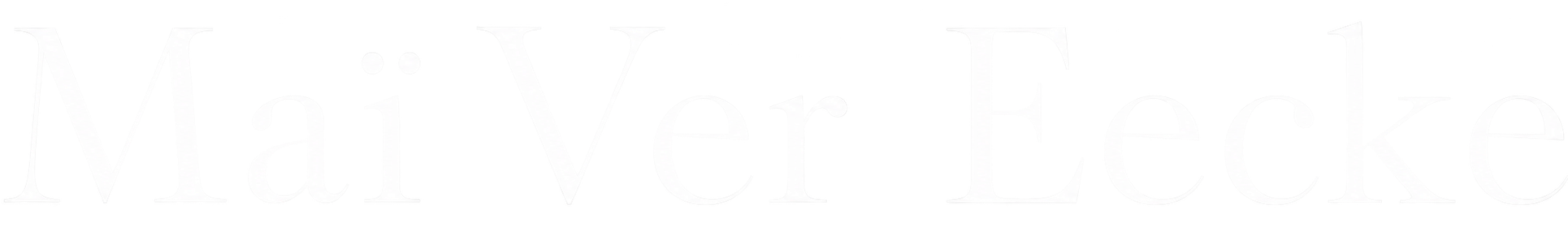 Maï Ver Eecke