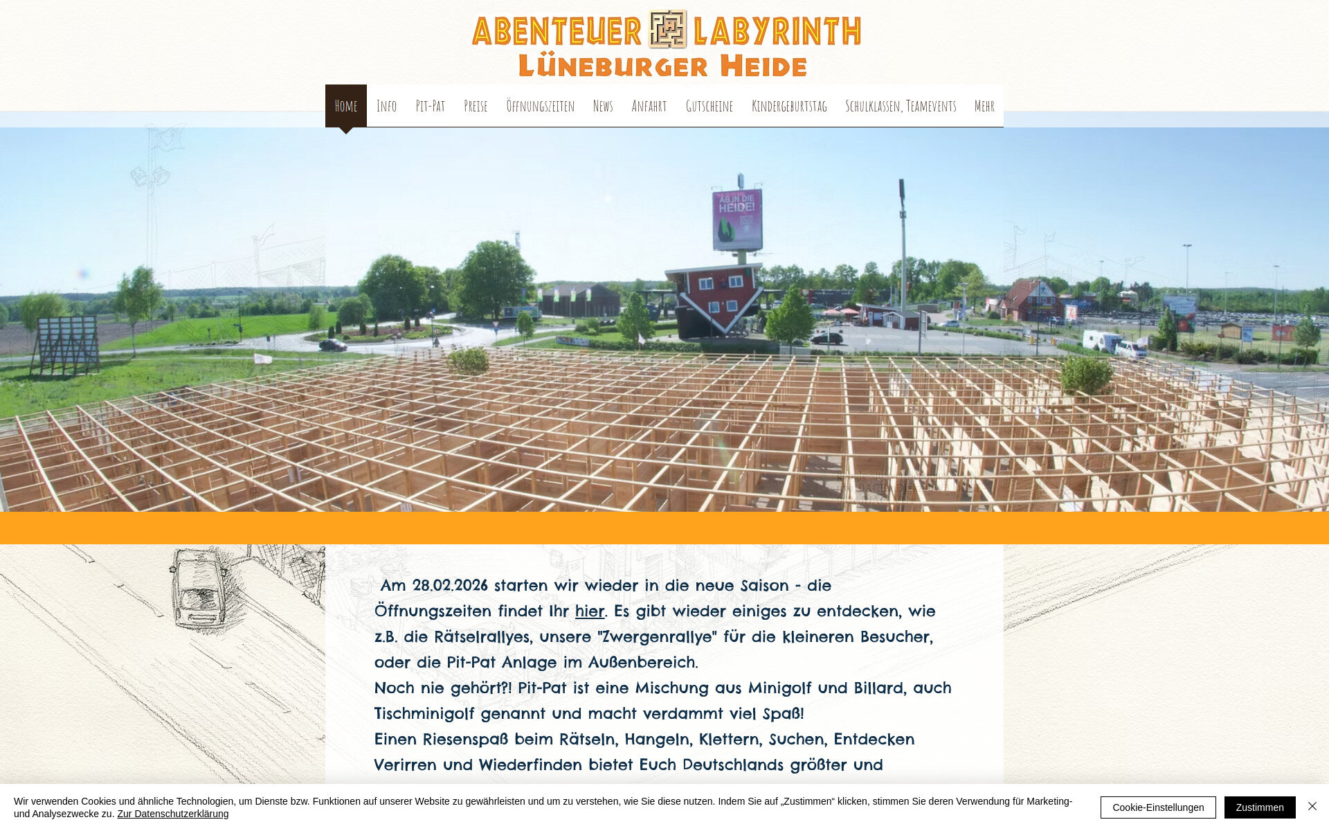 Abenteuerlabyrinth Bispingen