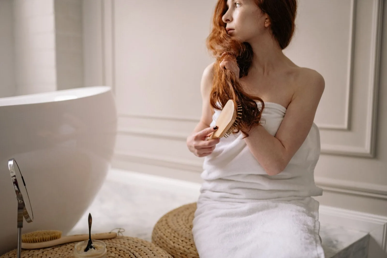 Mauve Detangling Borstel