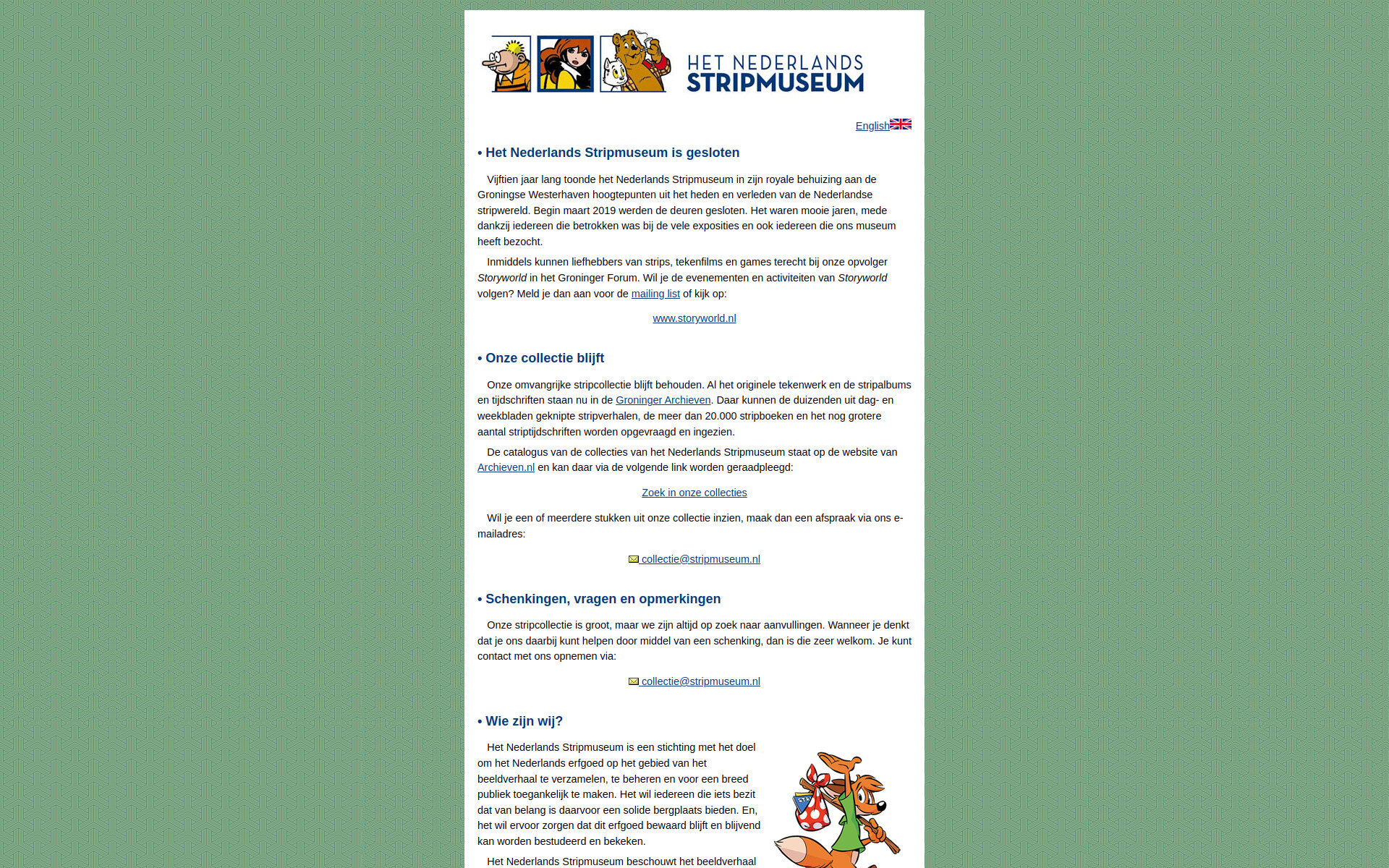 Het Nederlands Stripmuseum