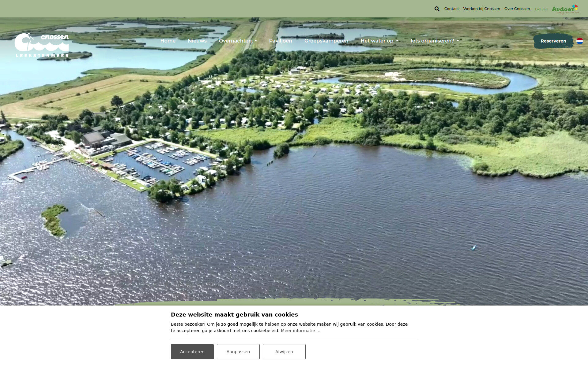 Cnossen watersportcentrum en terras