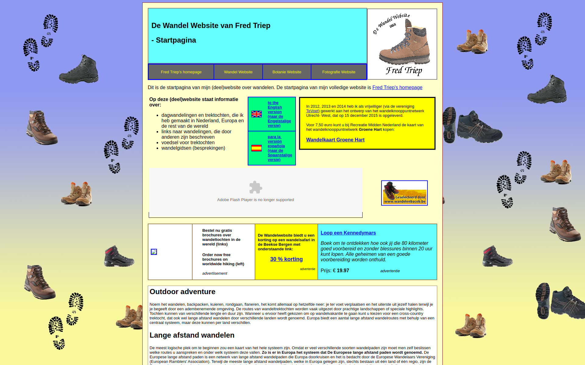 Wandelwebsite