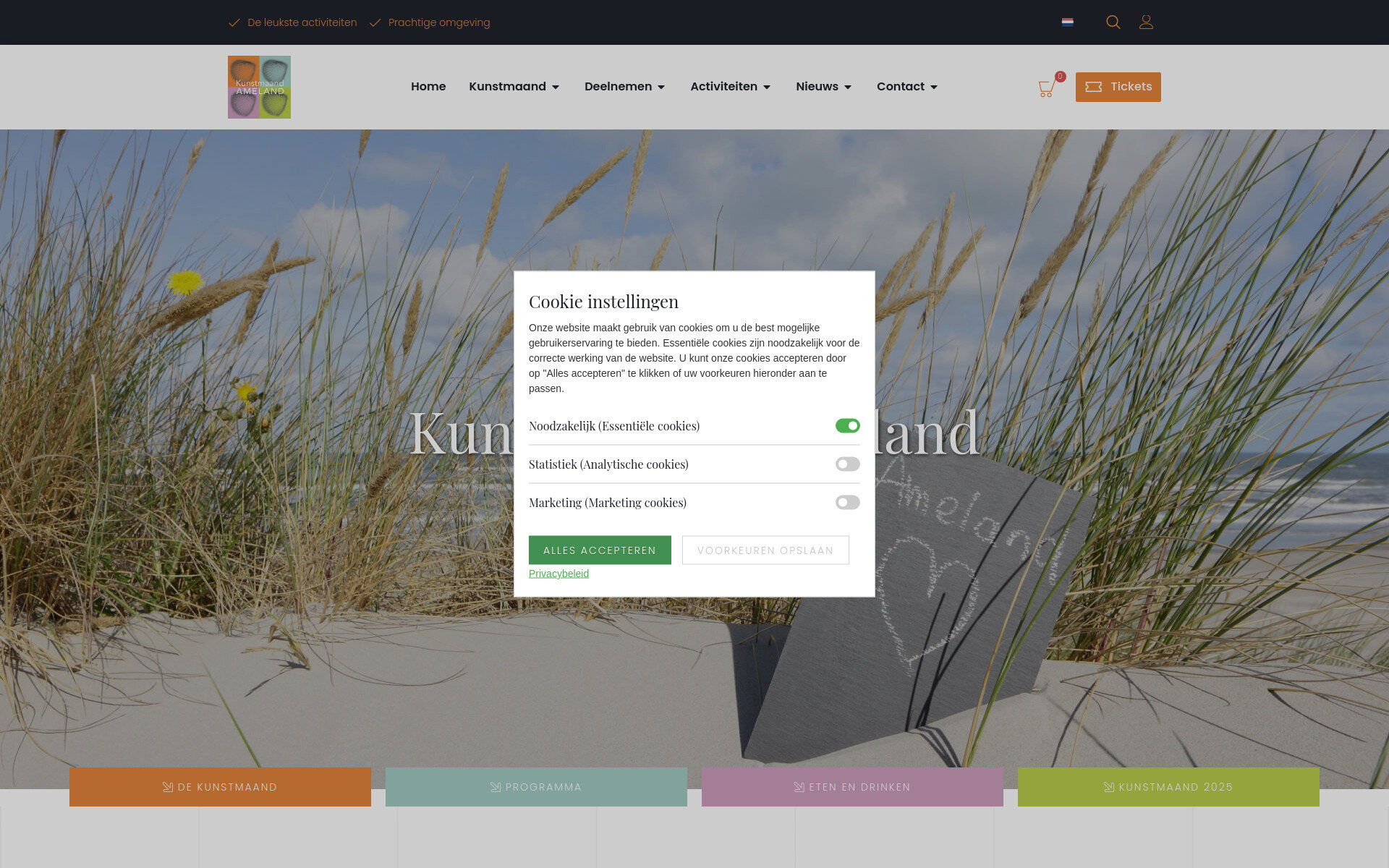 Kunstmaand Ameland 2026